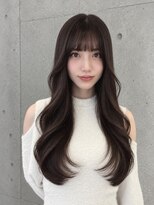 シーシンジュク 新宿南口(Sea shinjuku)&nbsp;ワンホンレイヤ ー×ダークブルー[デジタルパーマ/ボブ/韓国]