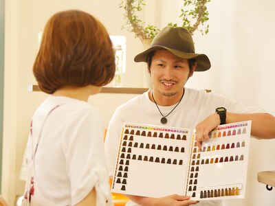 丁寧なカウンセリングで似合うヘアを提案します。