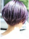 【Barouche】　マッシュショート　バイオレット