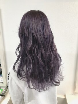 ジゼル(GiseL) バイオレットアッシュ/ダブルカラー/ブリーチ/髪質改善/韓国