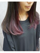 ヘアテリア リュウ 大塚(hair teria ryu) 【Bf→Af】ブリーチなしインナーピンク【ryu 大塚 北口】