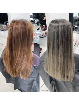 アライブ キチジョウジ(ALIVE Kichijoji) 【ALIVE吉祥寺】ホワイトベージュエアタッチバレイヤージュ