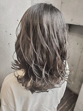 ヘアサロンエム 渋谷店(HAIR SALON M) ネオウルフ/外ハネ/アッシュブラウン/デザインカラー