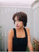 大人かわいい♪スリークショート♪サイドグラデーション