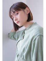 ハピネス 王寺店(Happiness) 大人可愛い 30代40代 前下がりボブ 奈良