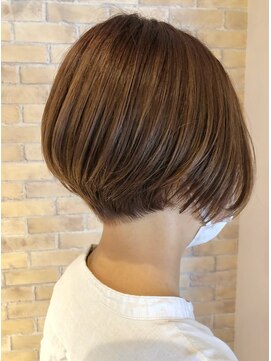 ブレス ヘアー clara店(Bless HAIR) 大人の小顔ショートボブ☆艶感ベージュ