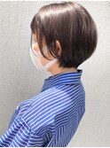 【morio池袋】アシメ前髪カット/丸みショートボブ/カラー☆