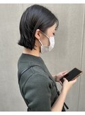 切りっぱなしボブ