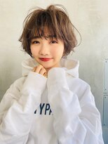 Liberte銀座 20代大人可愛い小顔ショート×グレージュ