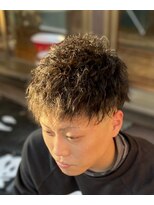 ピシャッとニ代目銀二郎&nbsp;ツイストパーマ