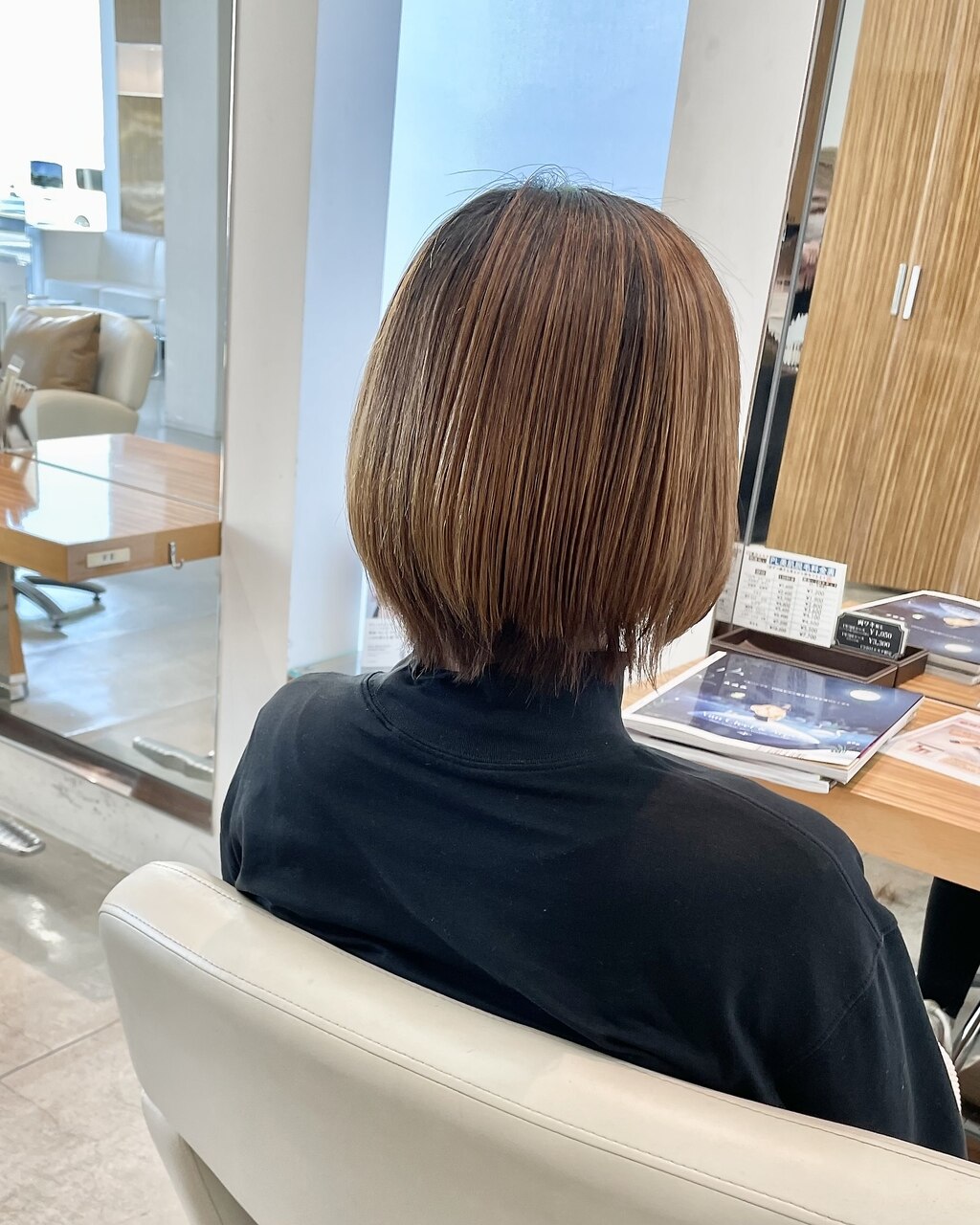 ショートボブ×ストレートパーマ：L179401537｜カッツ 笠岡店(CUT