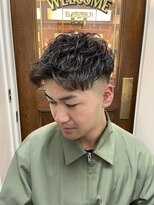 ヒロギンザバーバーショップ 新宿店(HIRO GINZA BARBER SHOP)&nbsp;スパイラルパーマ(理容室/メンズ/barber shop新宿店)