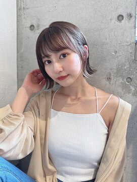 ルービック バランス 天王寺(Rubik's×Balance) 大人可愛いワンカール外ハネボブ/20代30代40代