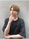 【aRietta】刈り上げないセンターパート×くすみカラー