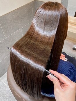 ビスコヘアー(BISCO hair)の写真/【天王寺駅5分/髪質改善・縮毛矯正専門店】自然な乾かすだけでまとまる圧倒的な美髪へ。