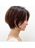 大人ショートヘア/ショートボブ/30代40代50代ヘアスタイル