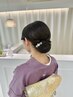 【お茶会、おでかけ】ヘアセット＋着付け（振袖以外）