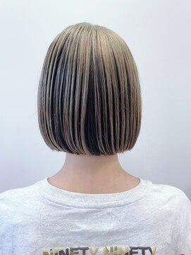 ヘアー アイス 御器所本店(HAIR ICI) 20代30代40代デザインカラーブリーチ1回韓国ボブ