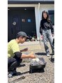 メンズ ウィル バイ スヴェンソン 名古屋スタジオ(MEN'S WILL by SVENSON) 皆でBBQ!暑いけど皆でわいわい楽しいのは最高です!