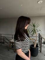 リバレッジ 広尾(Leverage)&nbsp;大人外国人風セミロングレイヤー：Maho Toda