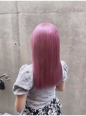 パリスピンク/ダブルカラー/ケアブリーチ/ピンクカラー/派手髪