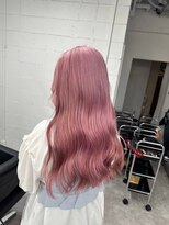 リア(riah) ダブルカラーピンクベージュベージュカラーケアブリーチレイヤー