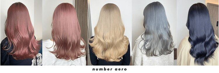 ナンバー エアロ 横浜(N° +aero)のサロンヘッダー