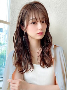 アフロート ディル(AFLOAT D'L) ★斜めバングシースルーバングレイヤーカット艶感