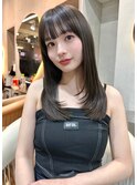 似合わせカット×顔周りレイヤーカット髪質改善韓国顔周り[大宮