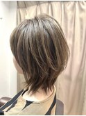 髪質改善×大人グレージュミディ