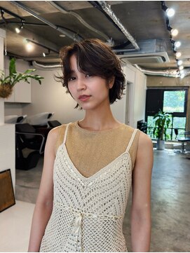 ヒュージ 表参道(huge) ショートボブ/ショートパーマ/ニュアンスパーマ/20代30代