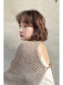 ボブパーマ似合わせ顔周りカット顔まわりレイヤーカット