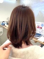 コンティロミー(CONTI ROMMY.) ミディアムレイヤー韓国風巻きナチュラルブラウン20代~50代