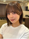 切りっぱなしボブレイヤーボブ大人ボブパツっとボブラインボブ