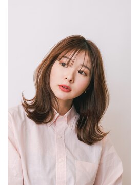 リッカ たまプラーザ(Lycka) 【髪質改善カラーで潤いと艶を】くびれミディアム