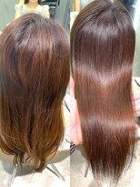 ジーナ 名駅(XENA.)&nbsp;髪質改善☆乾かすだけでツヤツヤ、サラサラ縮毛矯正２７