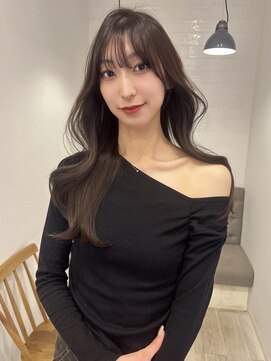 ラヴィズム 松崎店(LUVISM) ◎韓国ヘアー顔周りレイヤーおくれ毛前髪ダブルカラー新潟/東区