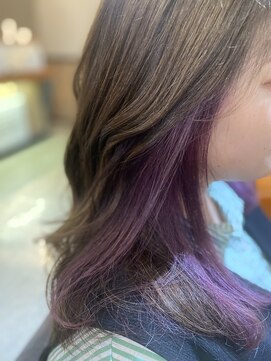 オーブ ヘアー リリー 博多2号店(AUBE HAIR lily) インナーカラー