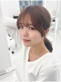 韓国風レイヤーカット/髪質改善/ダブルカラーハッシュカット