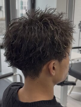 ゴート(GOATO) スパイキーショート ランダムパーマ 鹿児島メンズ