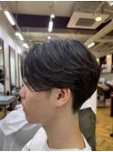 MEN’S HAIR/サーフカール/刈り上げセンターパート/柏駅
