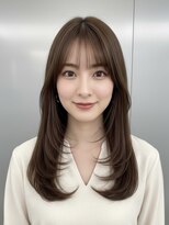 ミー 岡崎(mii)&nbsp;【mii岡崎】透け感レイヤーミディ