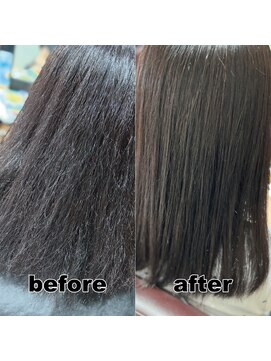 モンド ヘアクリエーション 下荒田店(monde hair creation) 【monde】before × after × 髪質改善
