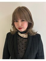 ブランコ 表参道(BLANCO)&nbsp;表参道/イメチェン/ピンクベージュ/アンブレラカラー/前髪