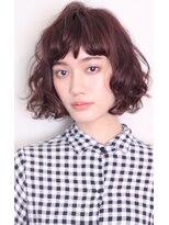 クーエフー(coo et fuu)&nbsp;安田成美風ウェーブボブ　20代30代40代 小顔　大人可愛い