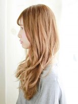 ヘアメイク ナル(hair make nalu) ハイトーンベージュのゆるふわ