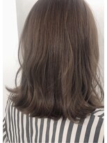 インビテーション(invitation) #ミルクティーグレージュ#セミディ