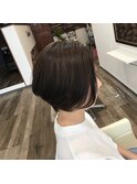 モカグレージュ×ボブ