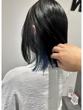 ワープ 青葉台(WARP) インナーカラーブルー☆