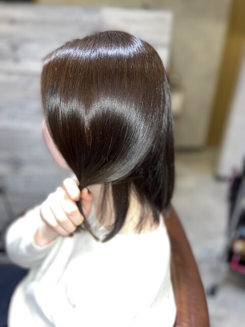ハートの艶リング　髪質改善美美彩カラー☆☆
